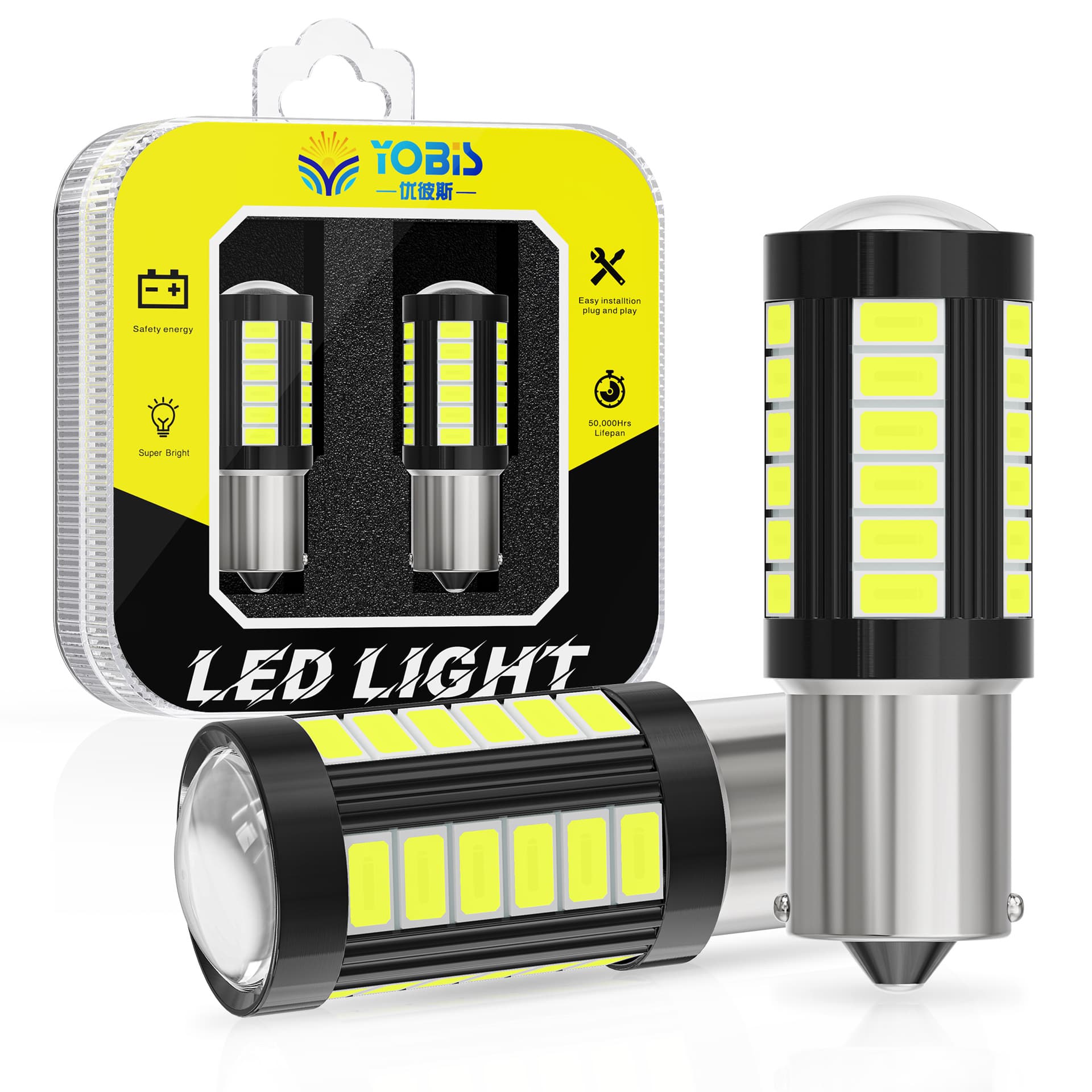 Youpeis Automobile LED Light 1156 1157 5730 5630 brake lamp 33smd turn to the lamp motorcycle lamp 5