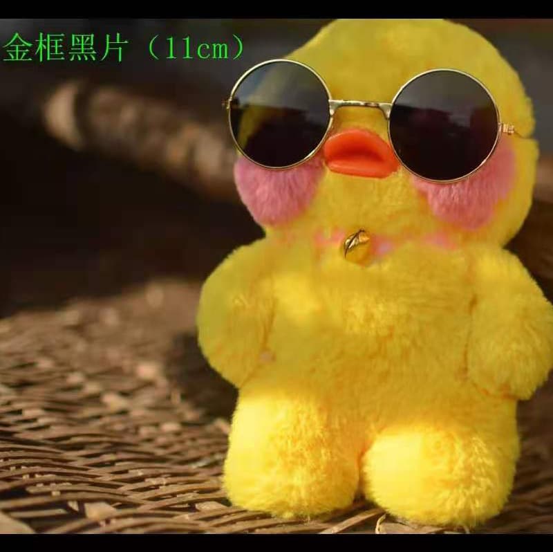 Creative glasses, trend sunglasses, cotton toy, doll, cat, pet 3