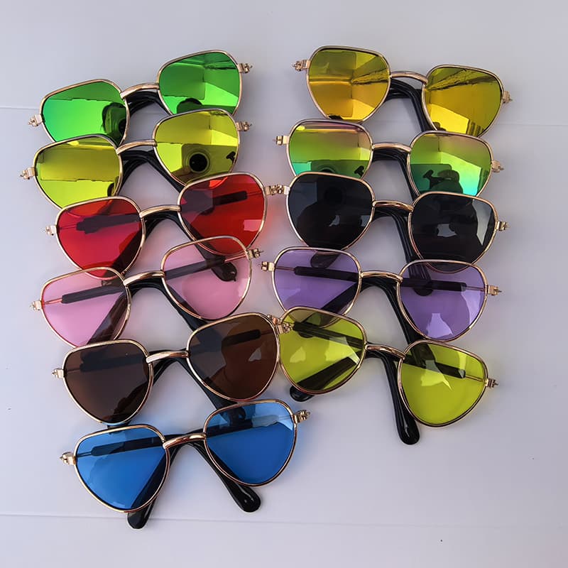 Creative glasses, trend sunglasses, cotton toy, doll, cat, pet 4