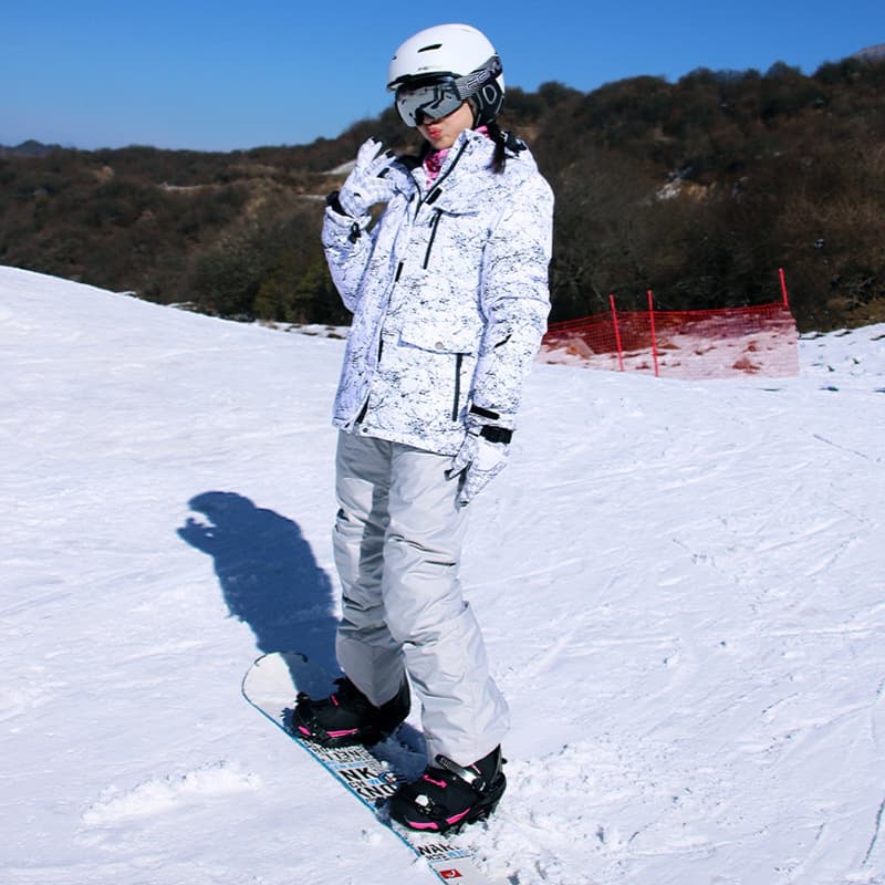 Ski ski suit, set for men and women, keep warm overall, for beloved, increased thickness 3