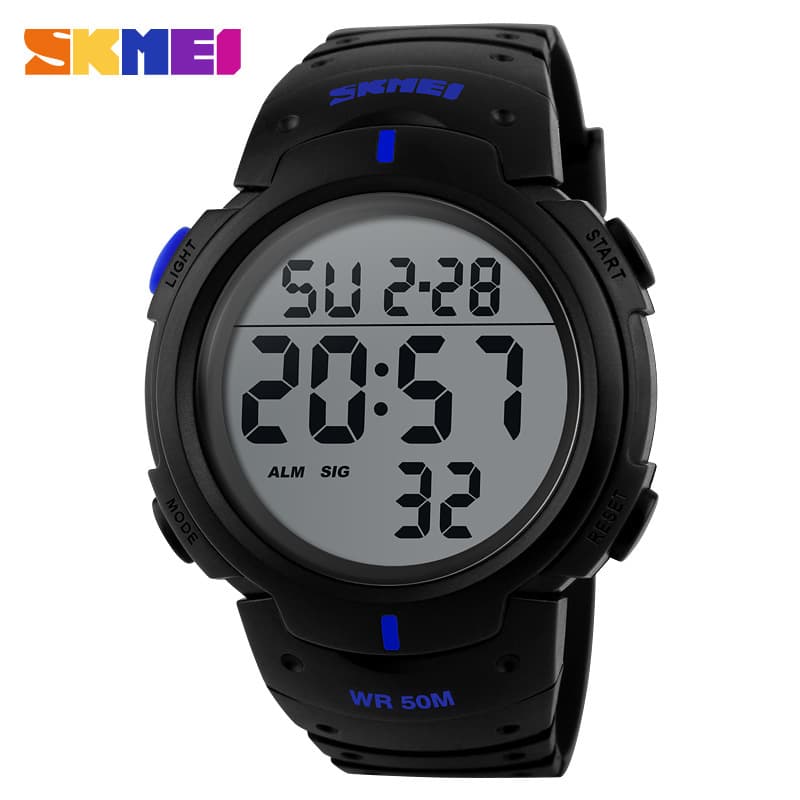 Sports fashionable waterproof travel digital watch for students 2