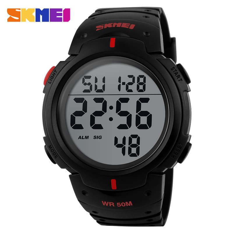 Sports fashionable waterproof travel digital watch for students 3
