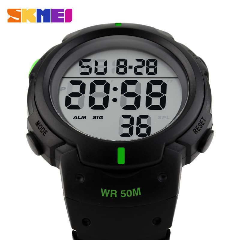 Sports fashionable waterproof travel digital watch for students 5