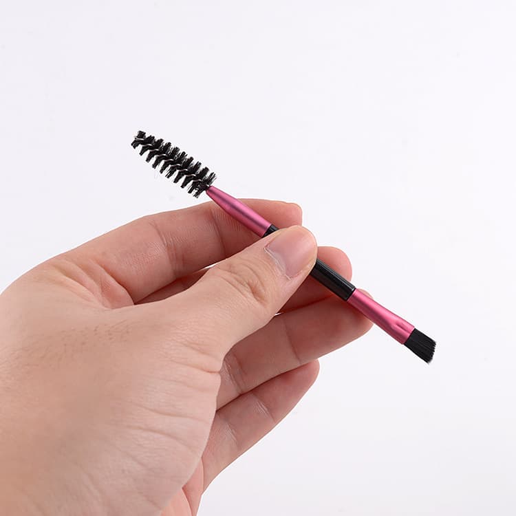Factory direct selling multi -color double -headed eyelashes eyelashes and eyebrow brush high school stall beauty tool makeup suits large discount 4