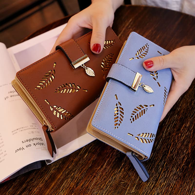 Long wallet, small clutch bag, shoulder bag with zipper, Korean style 4
