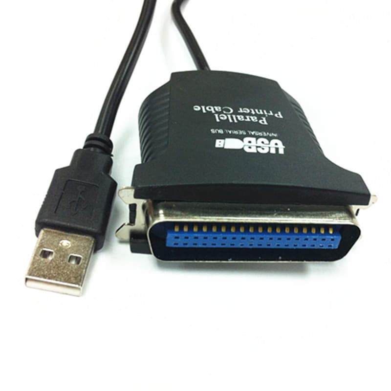 USB to Printer USB Rotation Pass to printing line 1284 Old -style printer 36 -pin wiring data line 2