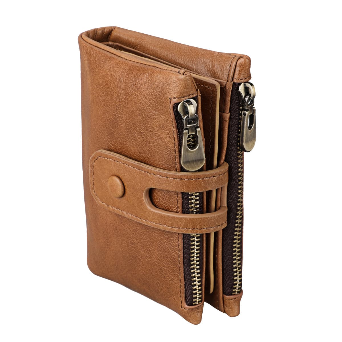 Leather wallet, Aliexpress, genuine leather, anti-theft, cowhide