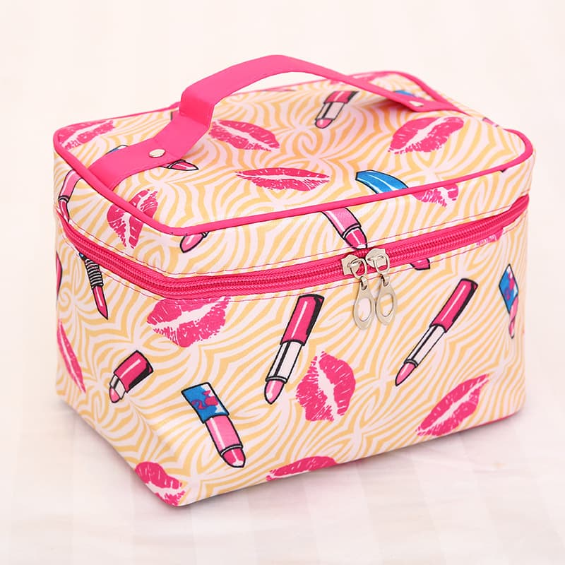 Capacious cartoon cosmetic bag, card holder, handheld organizer bag, purse 4