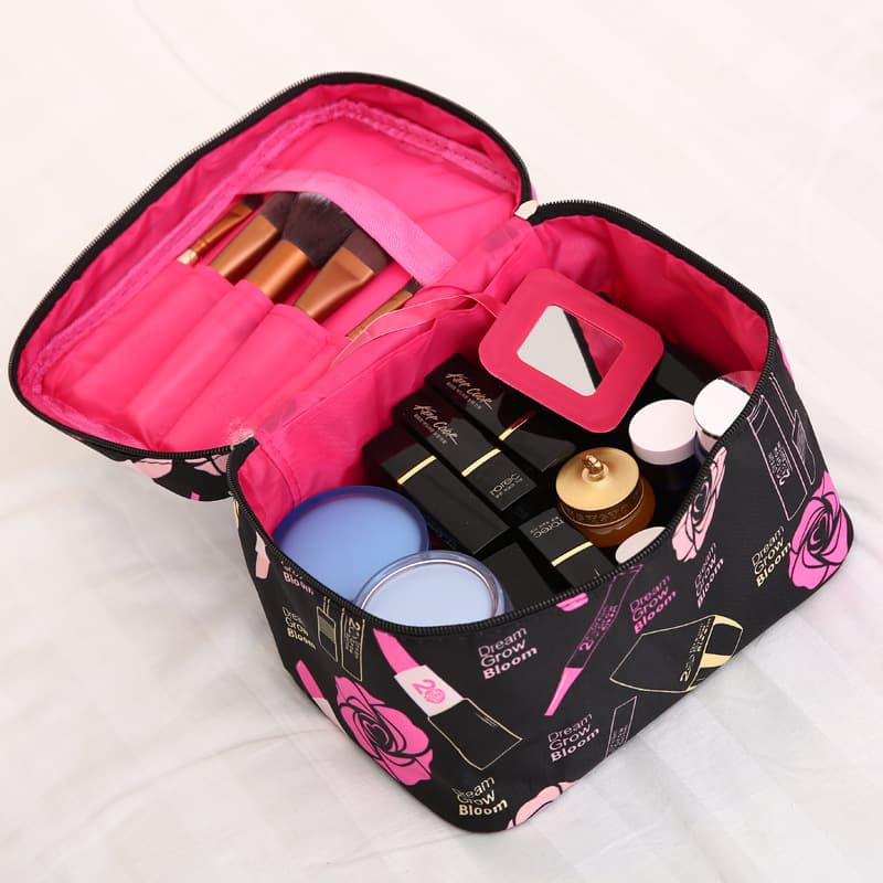 Capacious cartoon cosmetic bag, card holder, handheld organizer bag, purse 5