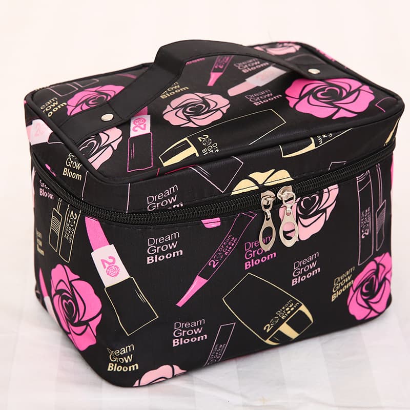 Capacious cartoon cosmetic bag, card holder, handheld organizer bag, purse 1