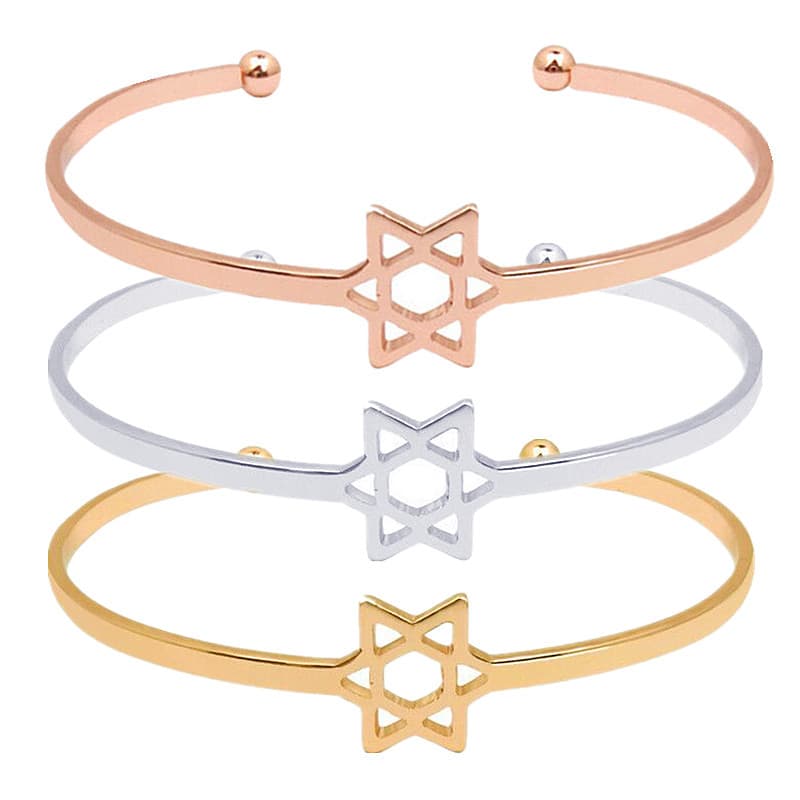Women's bracelet, accessory, golden gold bracelet, Birthday gift, pink gold
