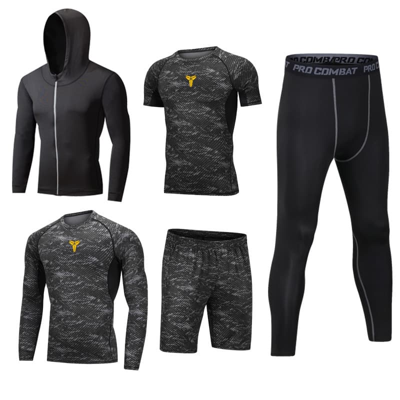 Sports suit, quick dry set, overall, basketball trousers, long-sleeve for training for gym, for running 5