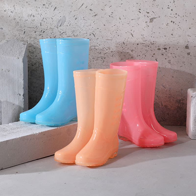 (Wholesale), fashionable insulated non-slip wear-resistant high boots PVC 1