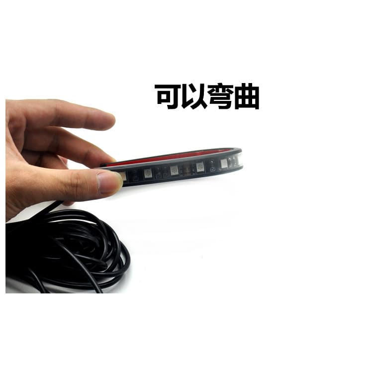 The car LED car drags four 12 lights to the soles of the bottom atmosphere light, color control remote control indoor modified atmosphere, USB 3
