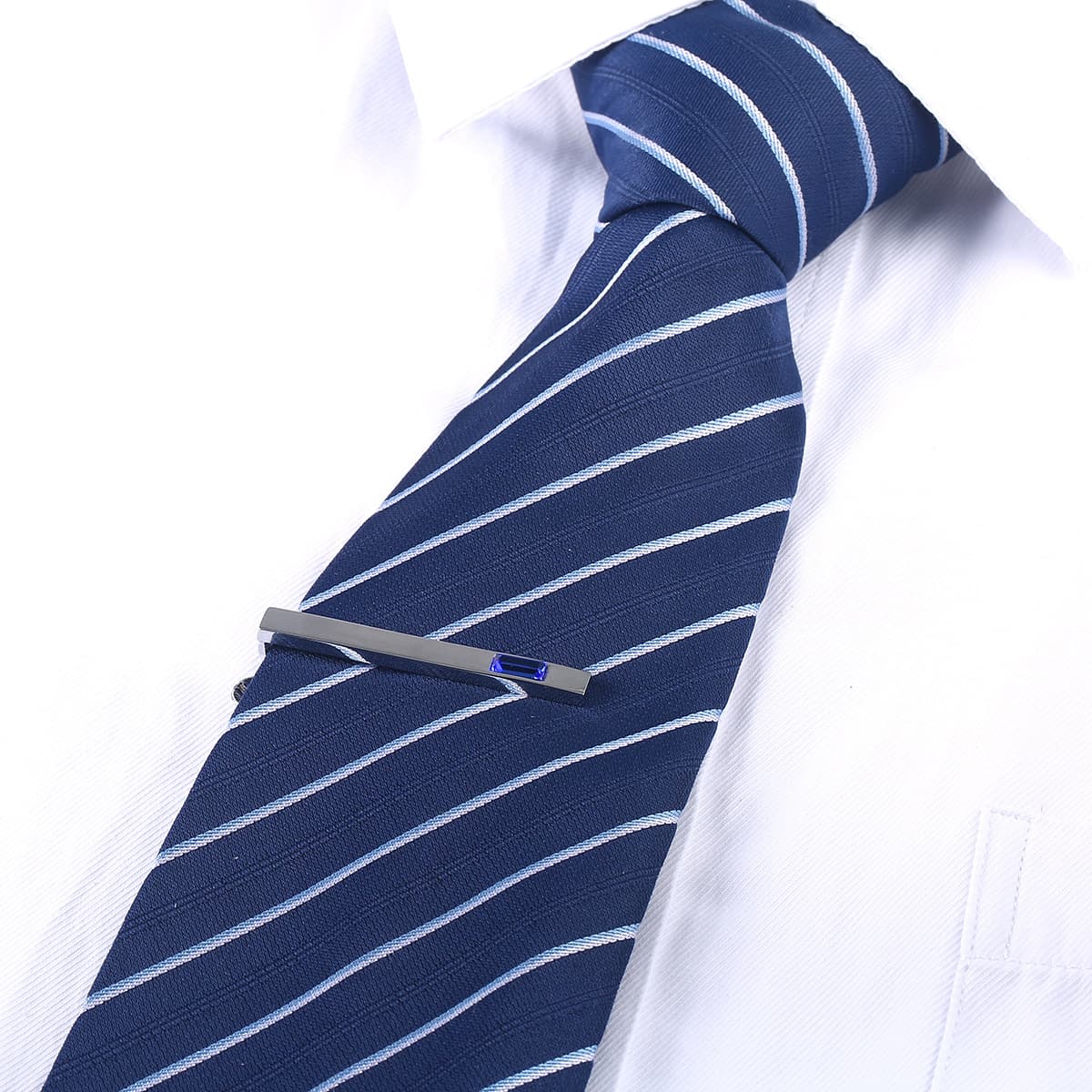 Tie, shirt, pin, suit 4