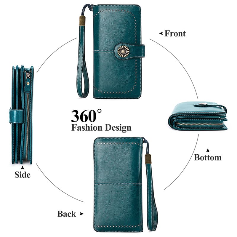 (Cross-border trading), anti-magnetic wallet, capacious bag, Korean style 3