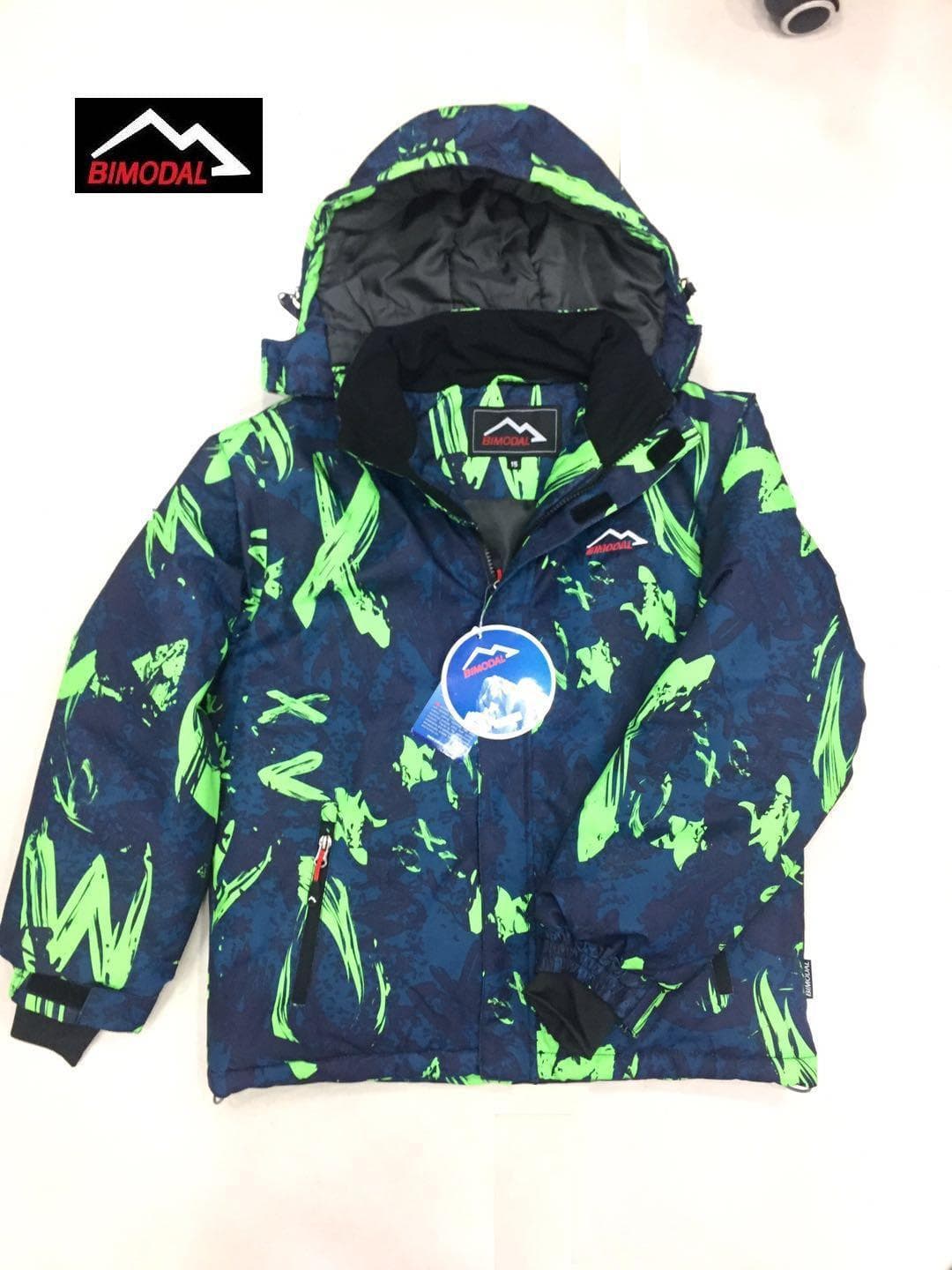 Children's ski travel keep warm ski suit with down 2