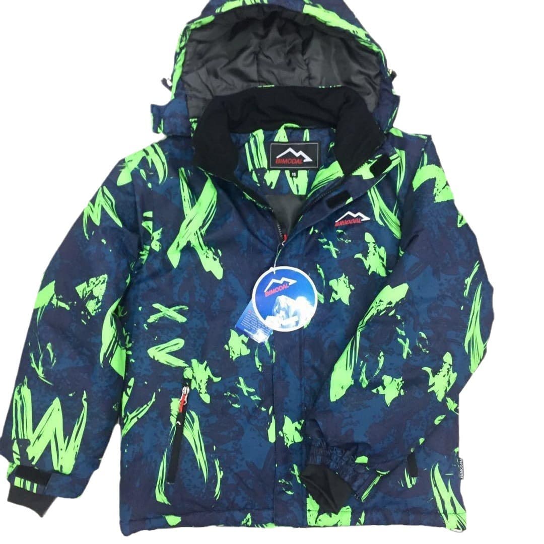 Children's ski travel keep warm ski suit with down 5