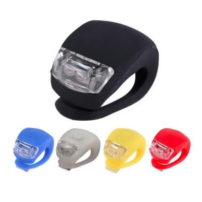 Frog lamp, bike, silicone headlights, mountain equipment with accessories gearboxed