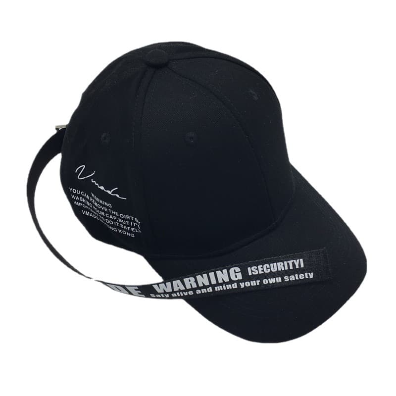 The new long band baseball cap yellow belt bending along the hats of the Korean version of the silk satin let the peaked cap 5