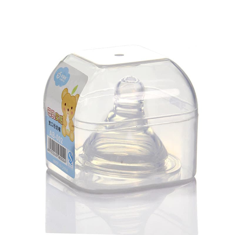 Children's Silicone Pacifier and Wide Neck Feeding Bottle Accessories 5