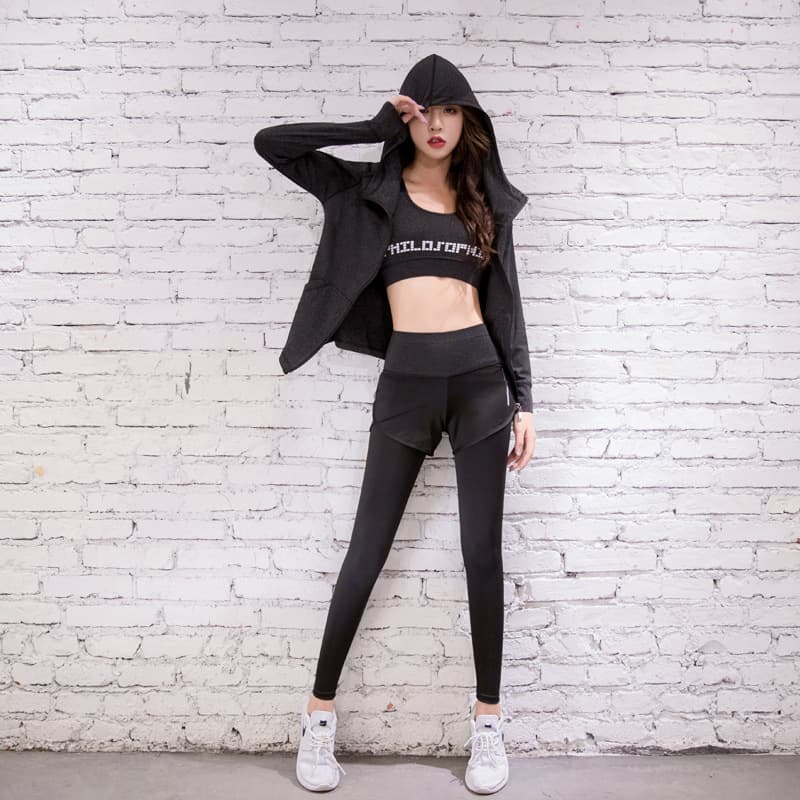 Yoga clothing, summer set, quick dry uniform for gym, sports suit, for running 3
