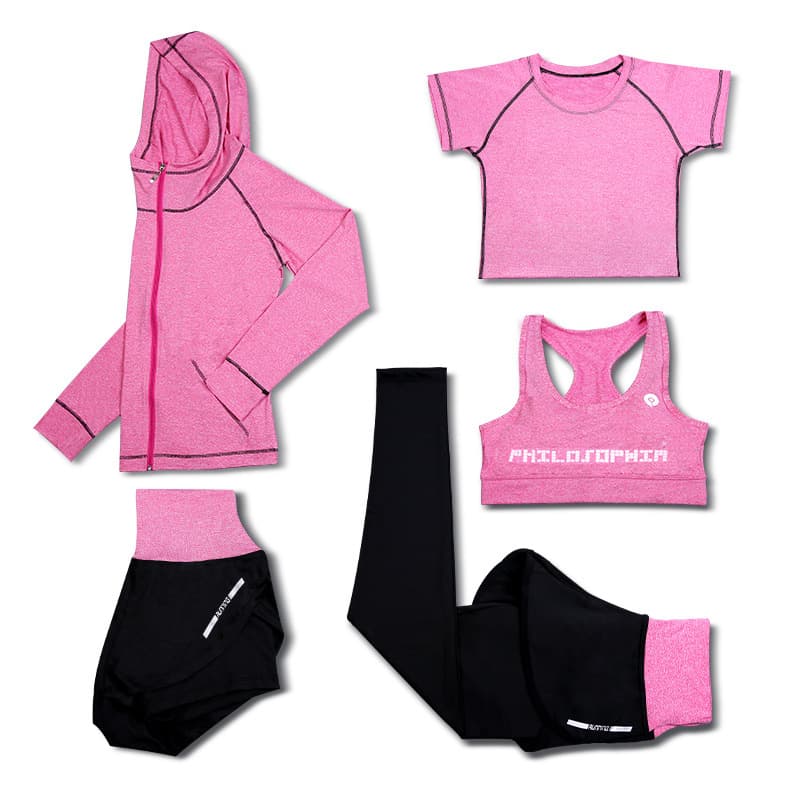 Yoga clothing, summer set, quick dry uniform for gym, sports suit, for running 5