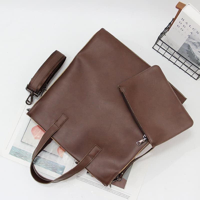 Purse, trend small bag, one-shoulder bag, capacious shoulder bag, genuine leather 2