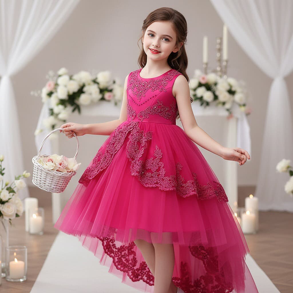 (Cross-border trading), (Wholesale), girl's skirt, evening dress, princess style, tulle 2