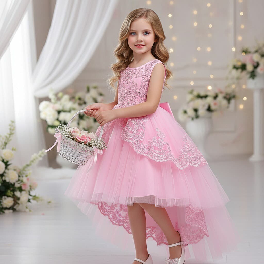 (Cross-border trading), (Wholesale), girl's skirt, evening dress, princess style, tulle 3