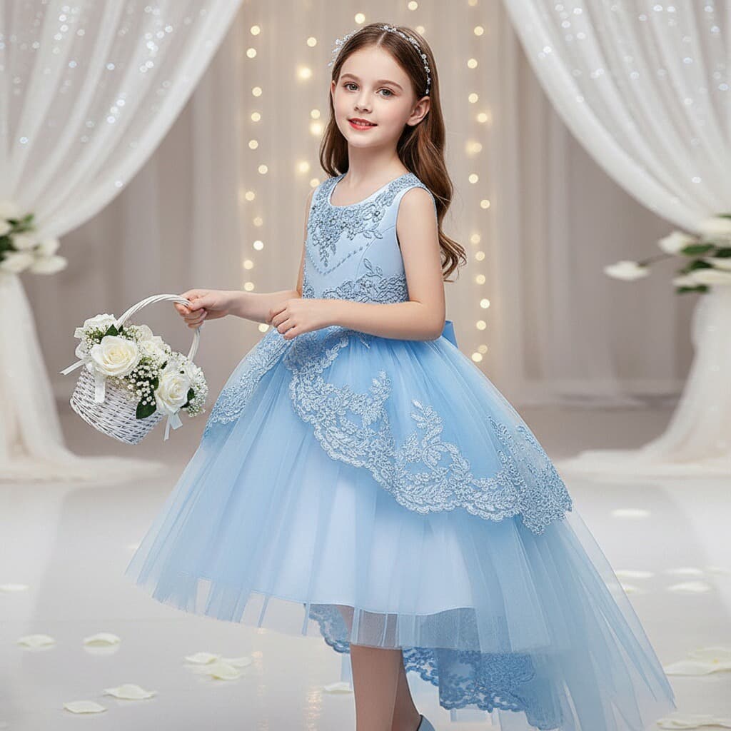 (Cross-border trading), (Wholesale), girl's skirt, evening dress, princess style, tulle
