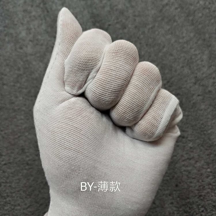 (Cross-border trading), (Wholesale), cotton white gloves walnut 4