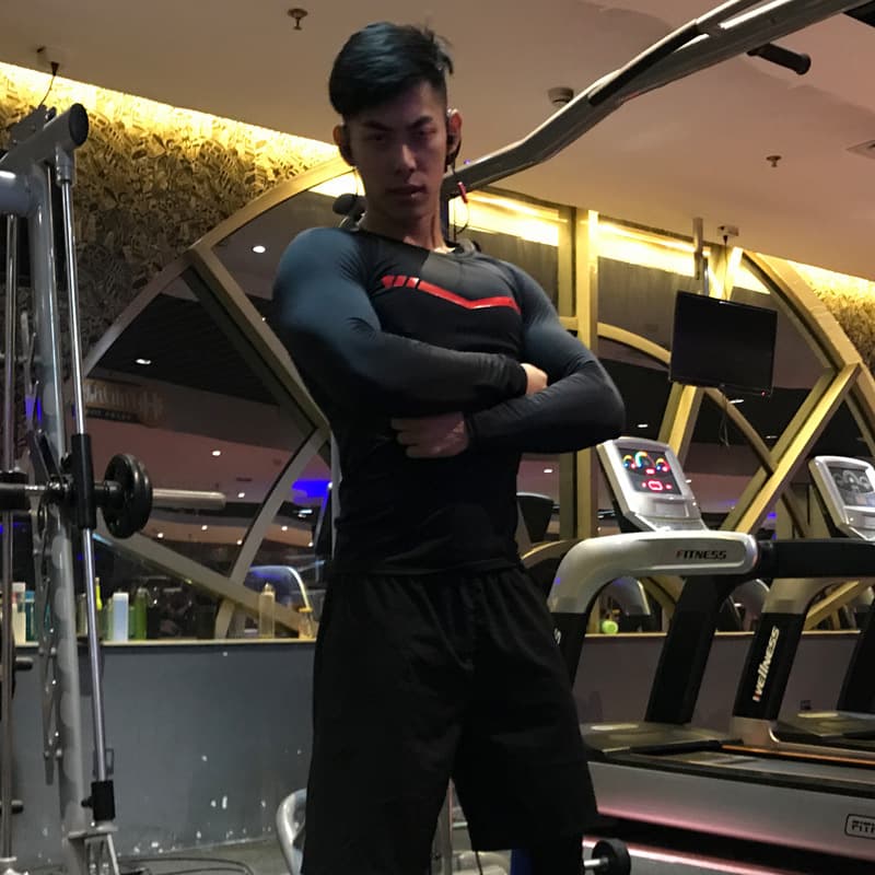 Sports basketball quick dry elastic body-friendly long-sleeve for gym, football fleece cloth, tight, maxi length, polyester 4