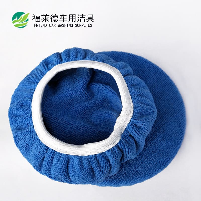 Ultra -fine fiber car beauty wax set meal plating polishing sleeve wax machine replace cloth set cleaning supplies 2