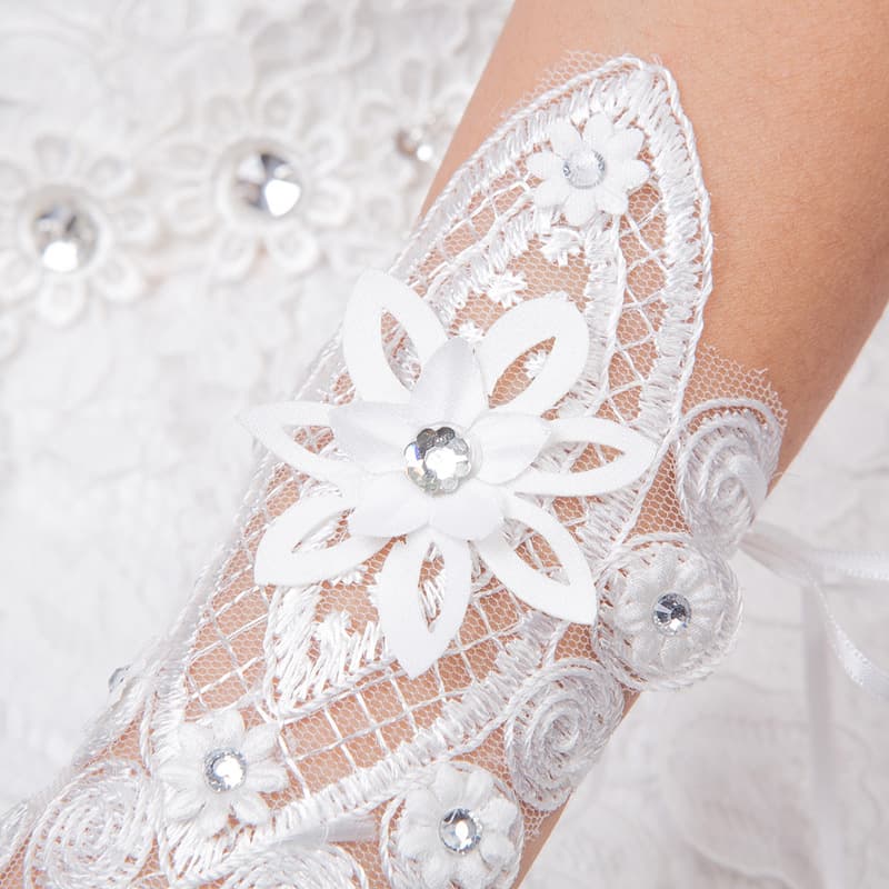 (Cross-border trading), lace gloves for bride, accessory, lace dress, wedding accessories 5