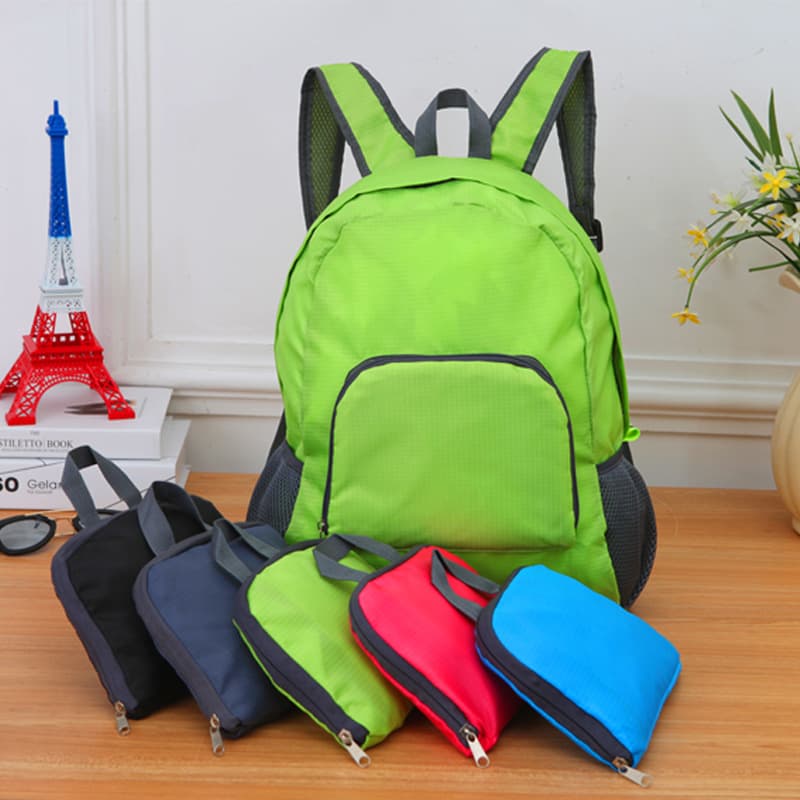 Folding ultra light handheld sports backpack, travel bag, logo printing service, Birthday gift 2