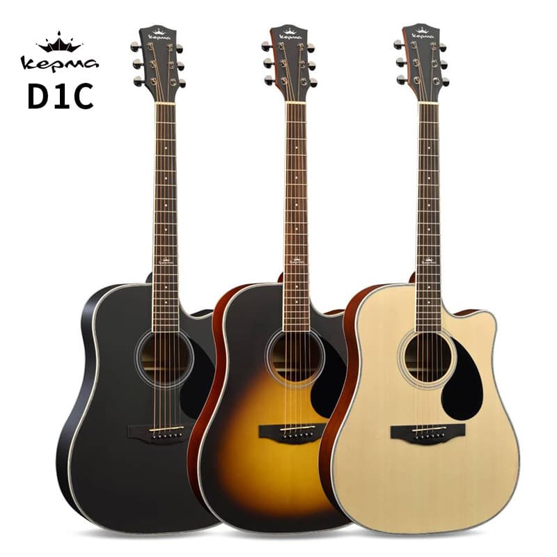 KEPMA Kama Guitar D1C/A1C Ma Min Ballad Beginner Men and Girls and Girls Music Guitar Musical Instruments 3