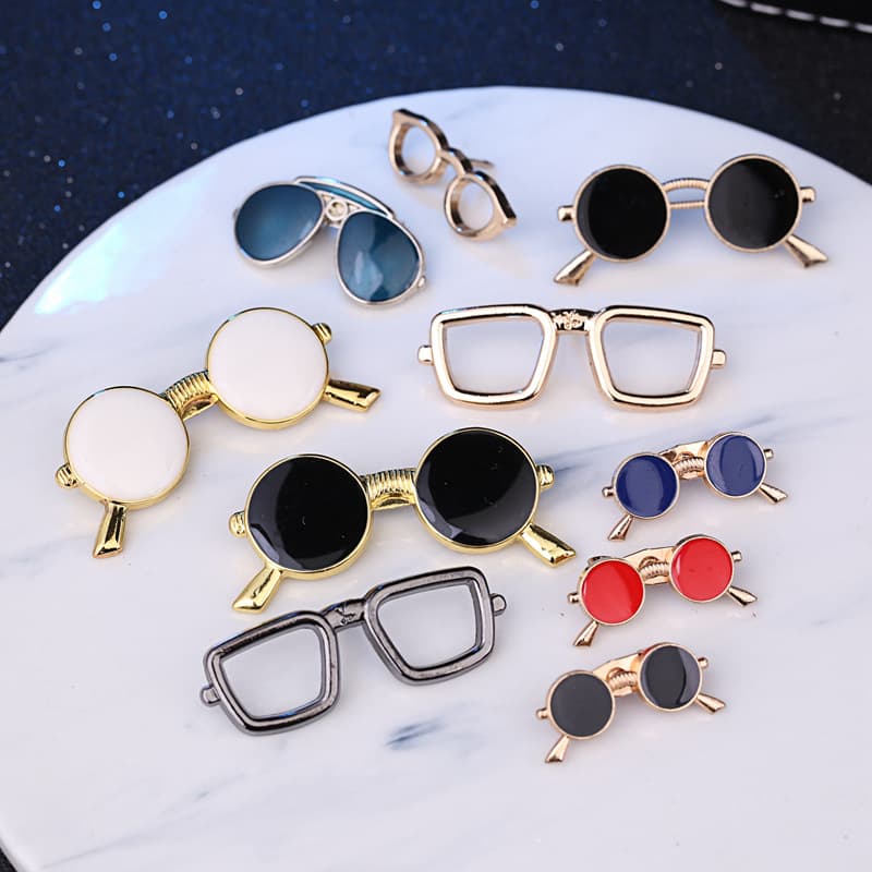 (Cross-border trading), universal pin, accessory, enamel, glasses, sunglasses, brooch 1