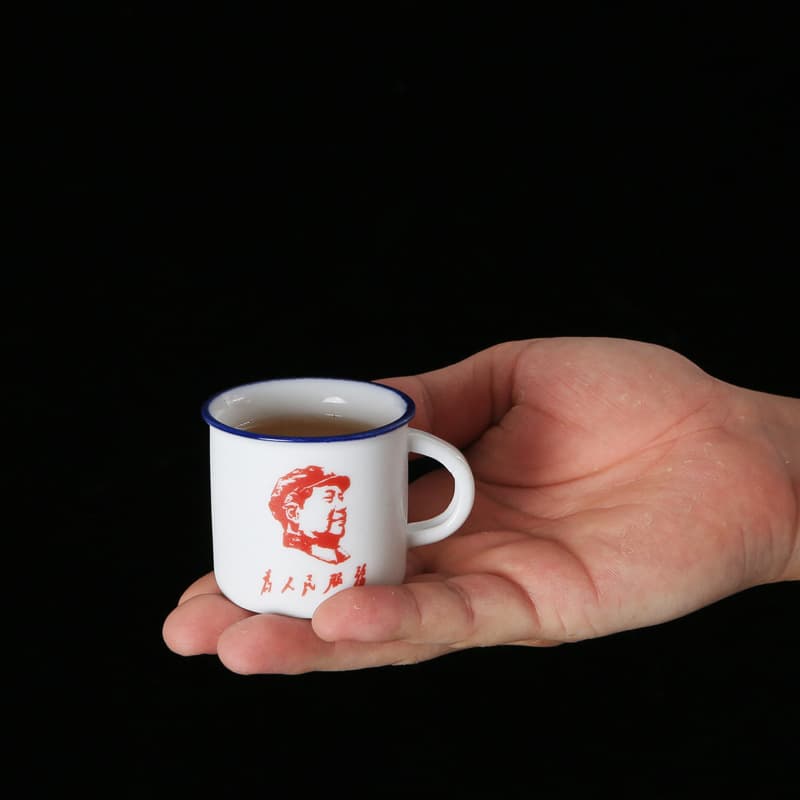 Ceramic tea cup, creative small wineglass, nostalgia, direct factory sales 3