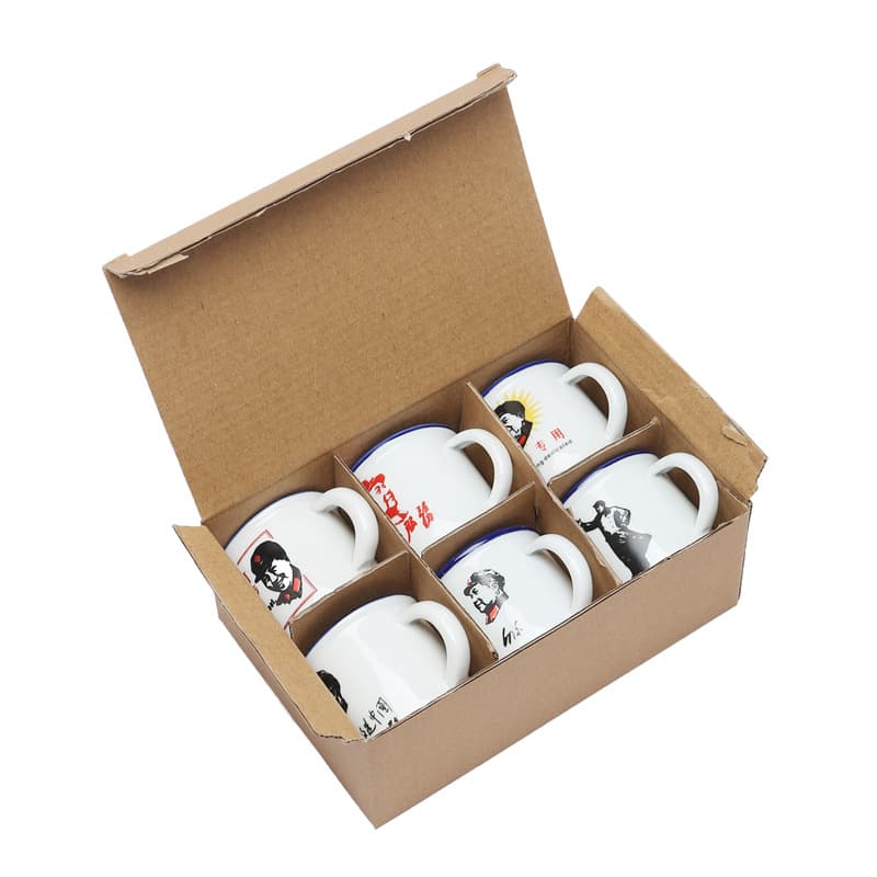 Ceramic tea cup, creative small wineglass, nostalgia, direct factory sales 5