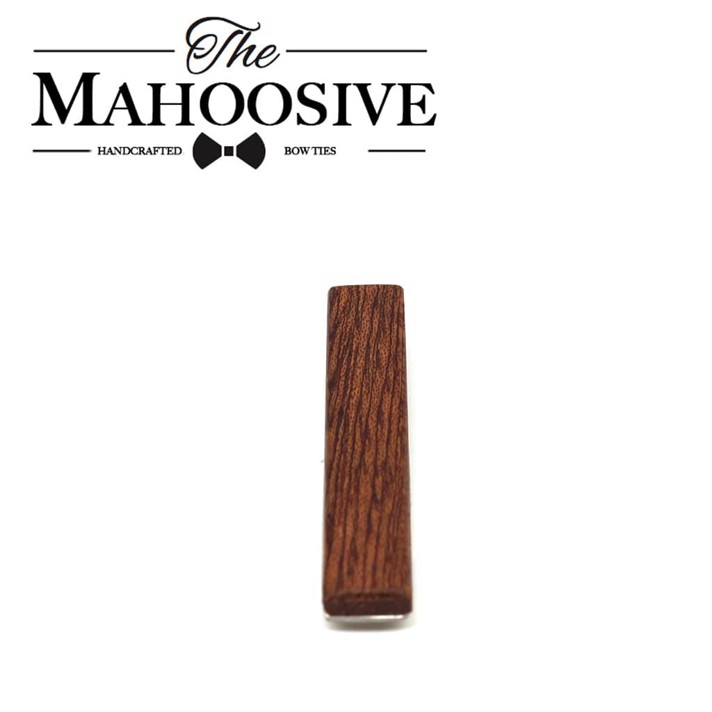 Mahoosive log tie clip clip solid wood men's collar straw wood tie clamping 5