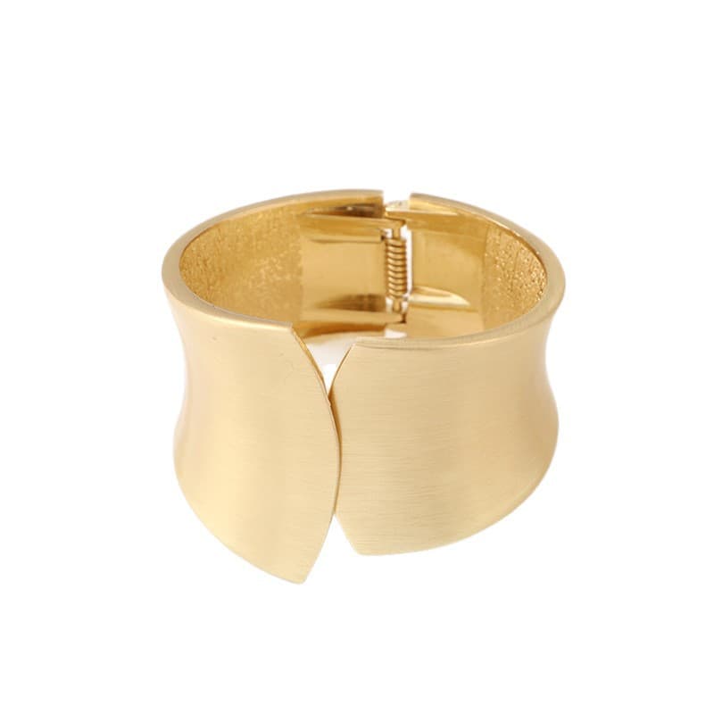 Fashionable matte accessory, gold bracelet, European style 5