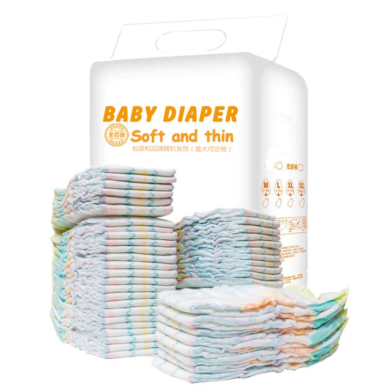 Thin, soft and transparent baby diapers, cotton, soft and comfortable, one-piece pull-up pants, simple clothing, male and female baby diapers manufacturer wholesale 5