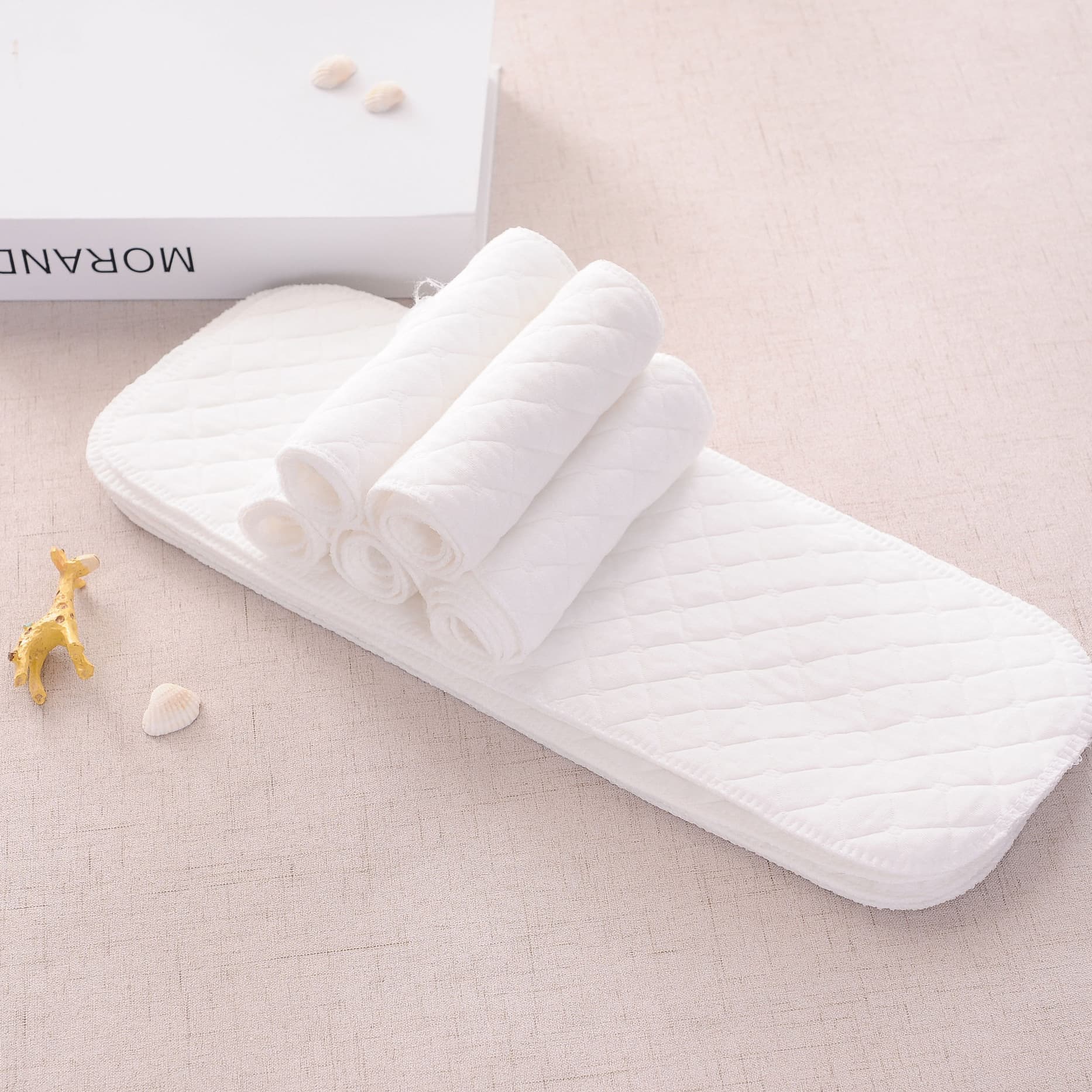 Snow Ouni three -six -nine layers of ecological cotton diapers Baby cotton diaper can be repeatedly washed and absorbed, water -absorbing and breathable manufacturers 3