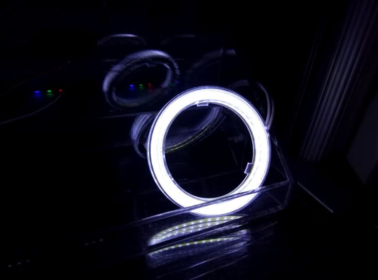 Auto LED Light Lantern Blast Car Motors Modification COB Angel Angel Angel Angel Fog Light 5