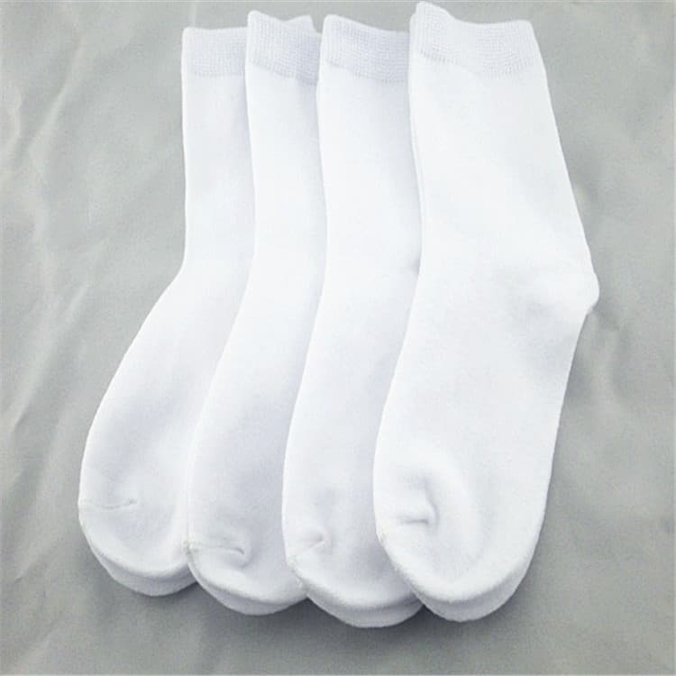 Brand children's socks Children's white sock manufacturers special promotion boys and girls white socks cotton socks 3