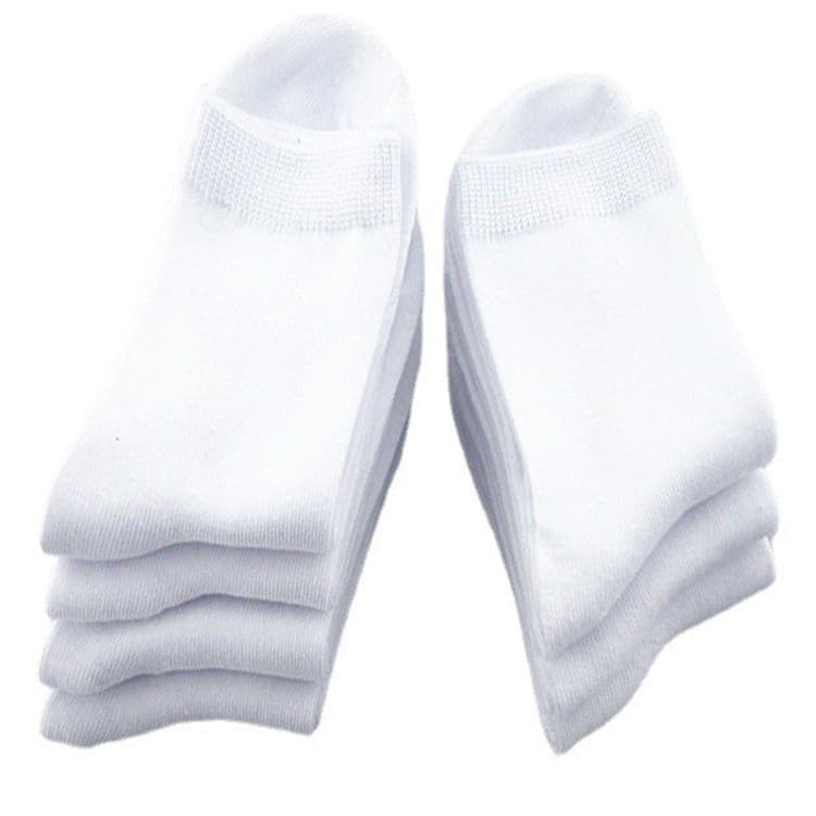 Brand children's socks Children's white sock manufacturers special promotion boys and girls white socks cotton socks 5