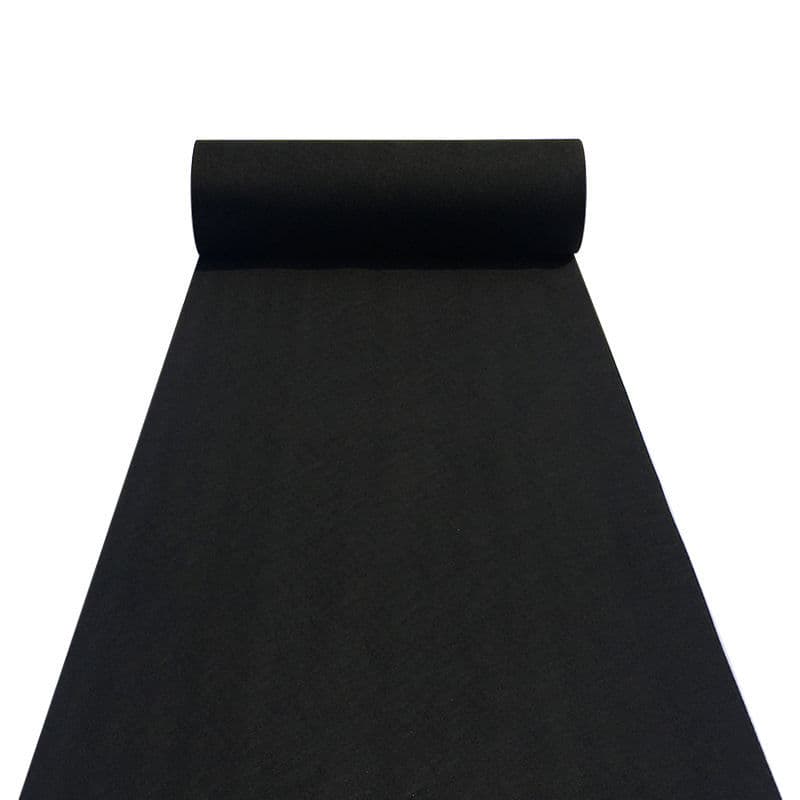 Black disposable carpet, increased thickness 5