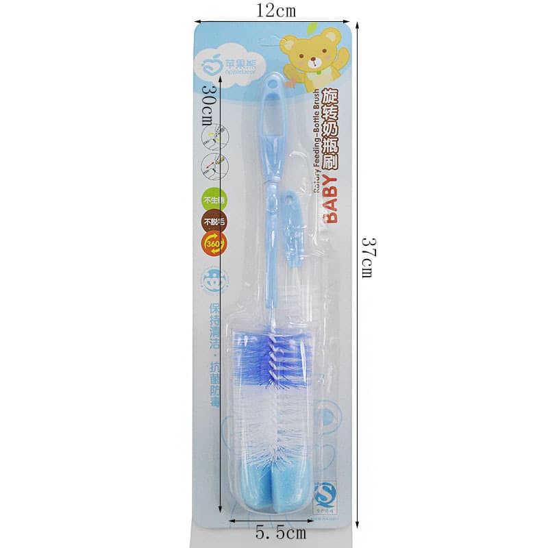 Nylon Sponge Baby Bottle Brush 2
