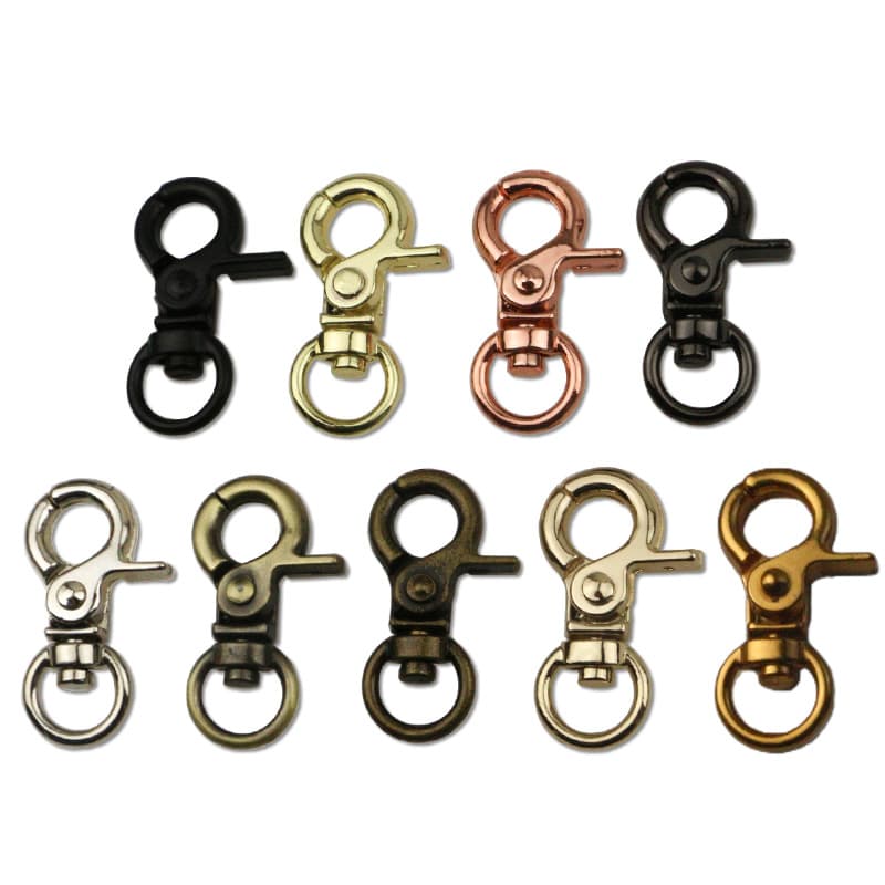 Small claw buckle alloy dog buckle buckle handbag Metal buckle luggage hard gold accessories bag with buckle 5